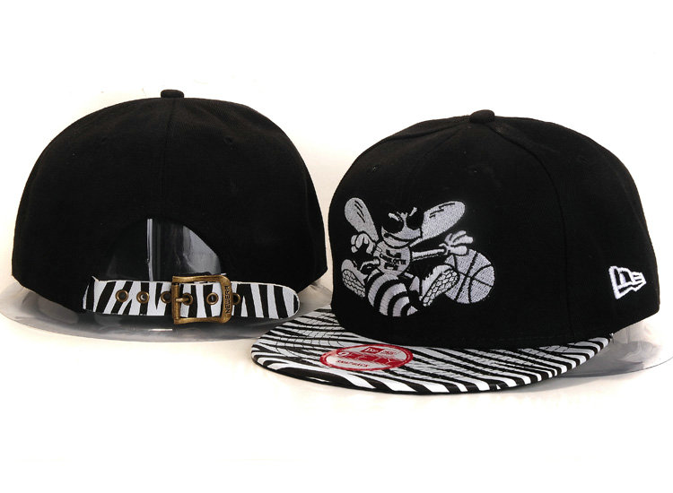 New Orleans Hornets Black Snapback Hat YS 1